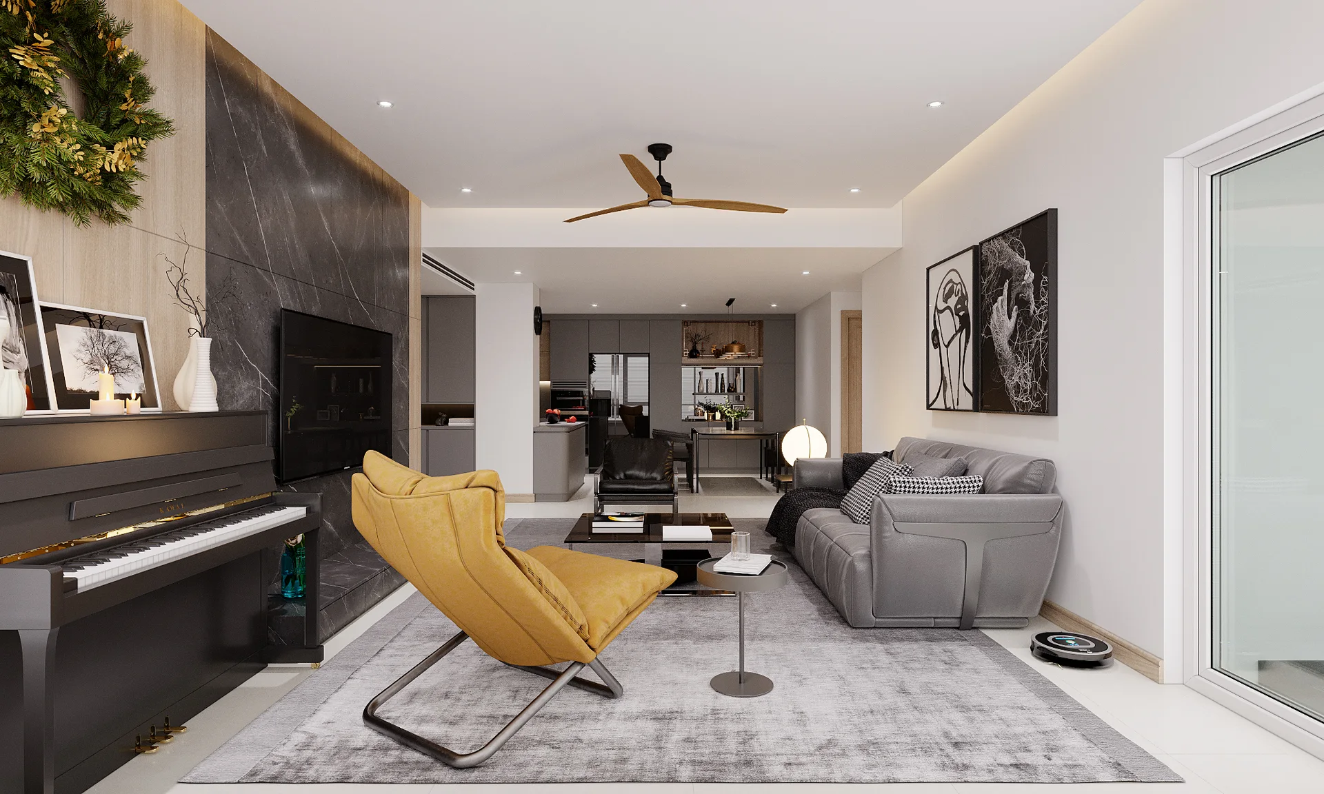 Tính toán trước khi đặt làm sofa thông minh cho phòng khách nhỏ